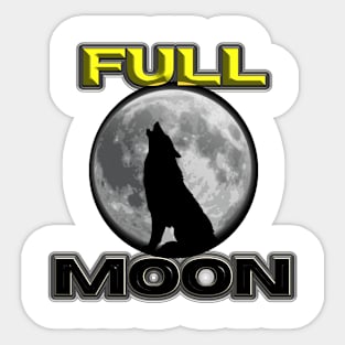 FULL MOON Sticker